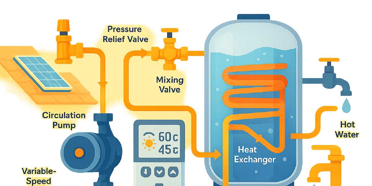 All the Parts You Need: Pumps, Controllers, Valves & Heat Exchangers