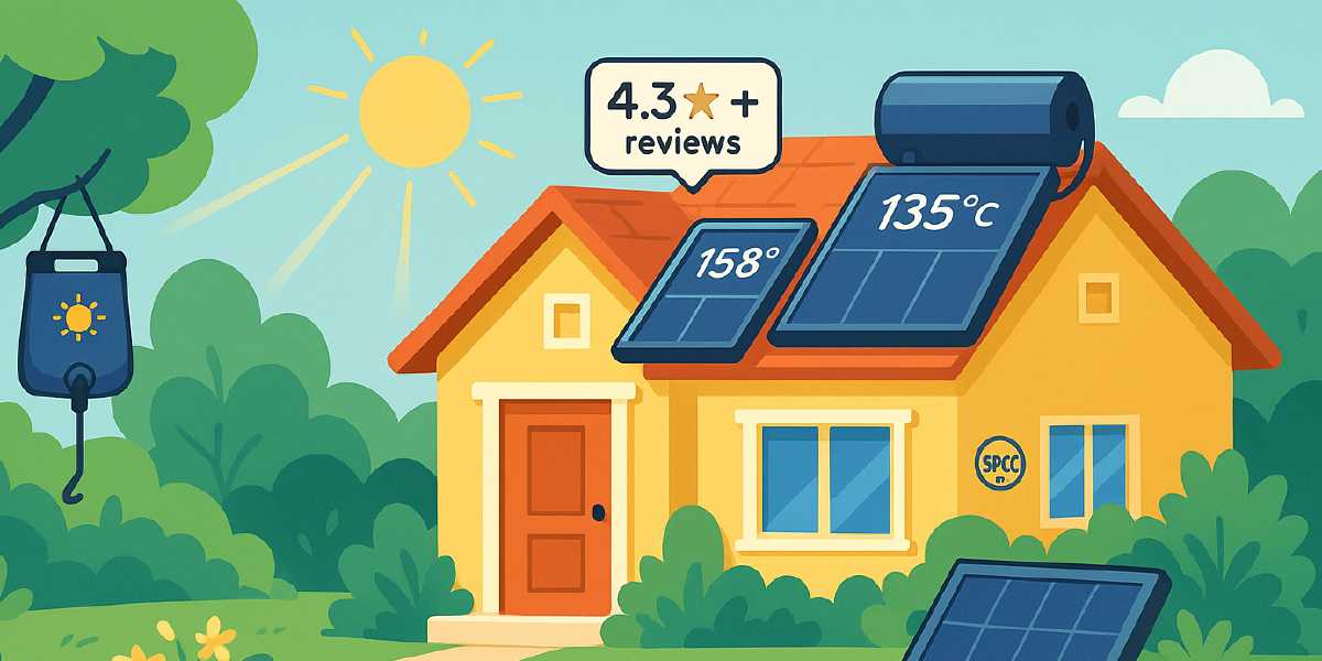 Amazon Buyer’s Guide: Best-Selling Solar Water Heating Gear