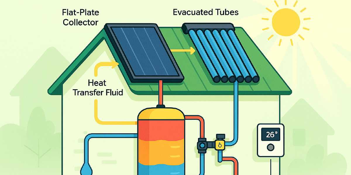 How It Works (Explainer): Collectors, Tanks, Heat Transfer & Backup