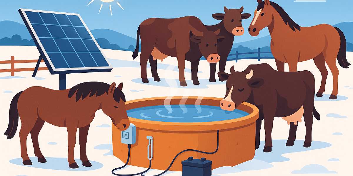 Livestock & Troughs: Freeze-Resistant Solar Heating Solutions
