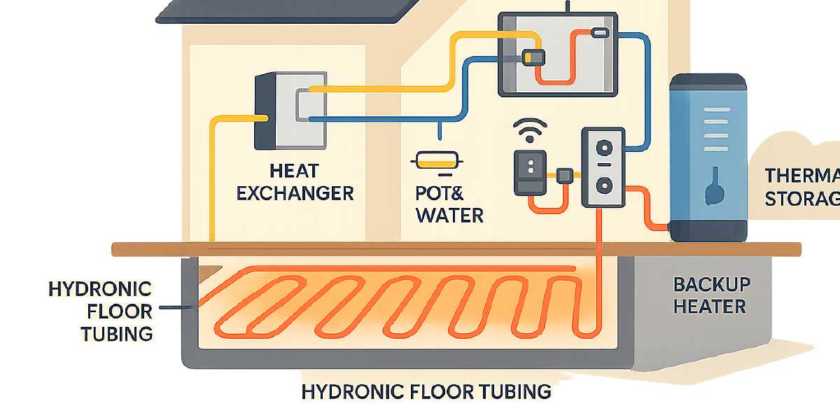 Radiant & Hydronic: Using Solar Heat Exchangers & Floors