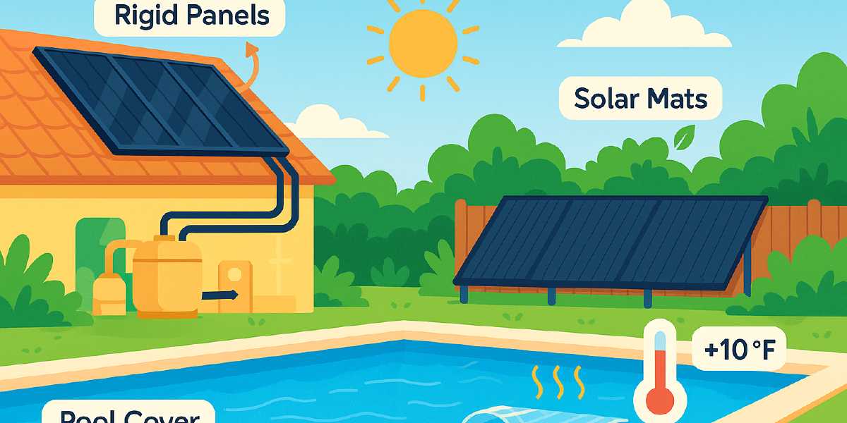 Solar Pool Heating 101: Panels, Mats, Sizing & Season Extension