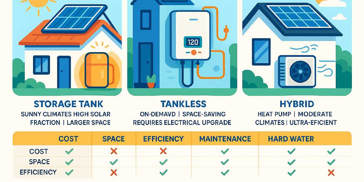 Tankless, Storage, or Hybrid? Choosing the Right Hot-Water Architecture